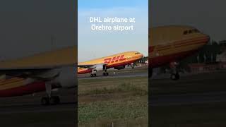 Dhl airplan at orebro airport #airport #örebroairpprt #airplane #cargoplane