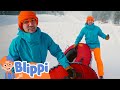 Tubing Down the Mountain | Play in the Snow | Educational Videos for Kids