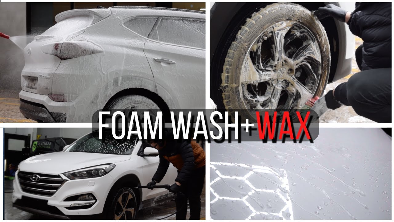 Hyundai Receives Snow Foam Wash And Wax /Detailing / Deep Clean / ASMR Cleaning YouTube