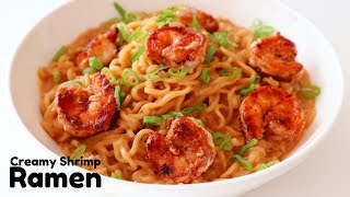 TikTok Viral Creamy Shrimp Ramen Noodles Recipe