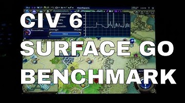 Civilization 6 (benchmark) on the 2018 Surface Go 8gb