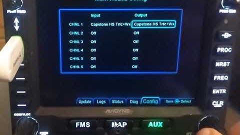 Avidyne IFD Main RS232 Configuration
