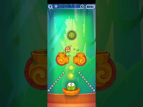 Cut The Rope Experiments Bamboo Chutes 3 stars walkthrough LEVEL 8-8