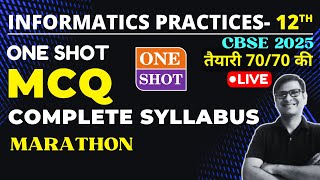 One Shot MCQ Class 12 IP Complete Syllabus | Most Expected Questions Class 12 IP | CBSE Exam 2025