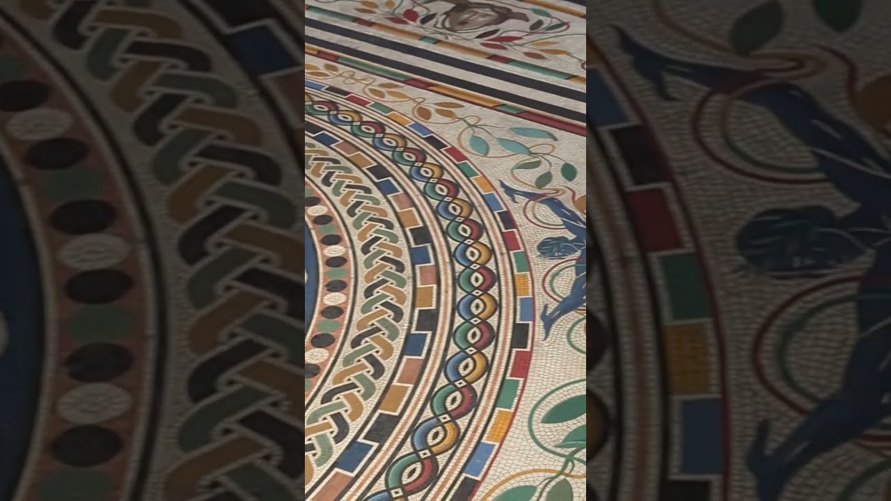 Beautiful Mosaic floor in the Vatican !