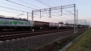 Jazda Równoległa Vectrona Climate Hero I En57Akm Kolei Mazowieckich W Brwinowie 25.08.2020