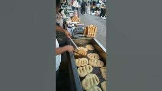 Crispy Freshly Fried Dough Cakes & Fried Dough Sticks