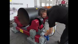 Self-aligning Rotator Operation| Welding&Positioning Equipment| Pipe Rotator| Welding Turning Rolls