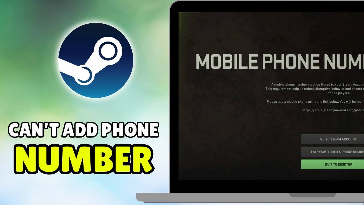 Как исправить ошибку «Невозможно добавить номер телефона в аккаунт Steam 2025» — COD Warzone: исп...