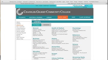 How to access the CGC Library eResources