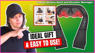 Unwind Easily: Snailax Shiatsu Massager Full Review