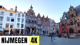 NIJMEGEN, NETHERLANDS  [4K] City Centre — Walking Tour