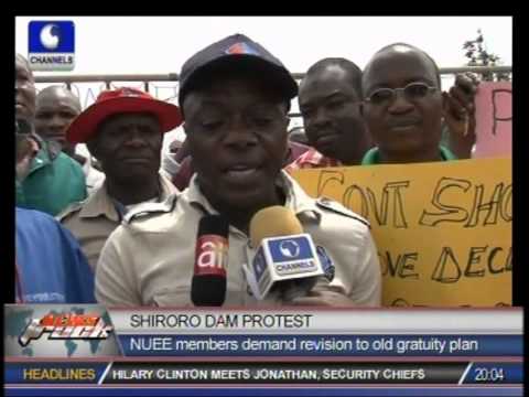 Shiroro Dam Protest:NUEE members demand revision of old gratuity plan