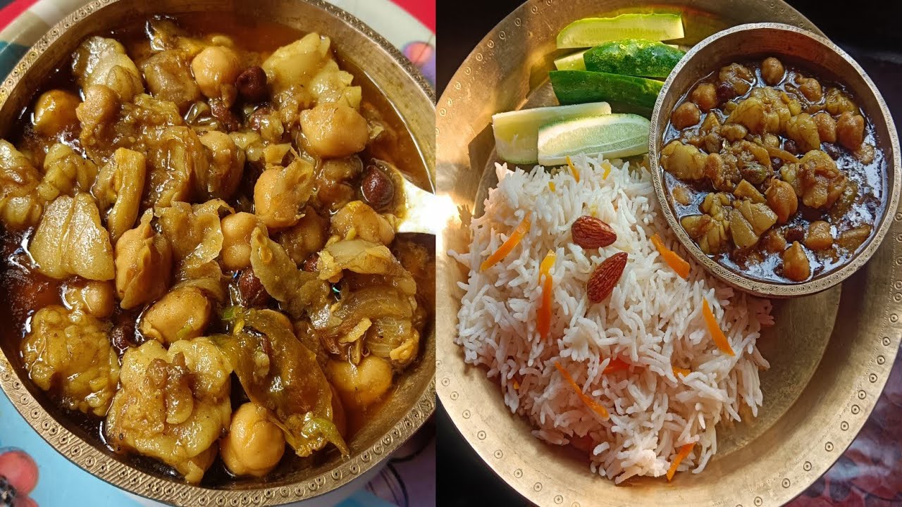 Mutton Fat Curry Recipe 😋 Village Style Mutton Fat & Chole Masala Recipe ✨ Mutton Recipe ! 