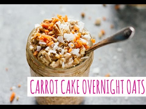 The BEST Carrot Cake Overnight Oats (Easy & Healthy!) - Jar Of Lemons