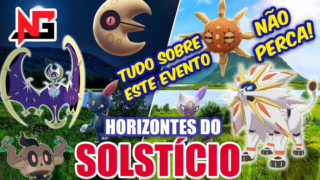 Quais Pokémon FOCAR no Horizontes do Solstício no POKÉMON GO! COSMOG,  SOLGALEO e LUNALA 