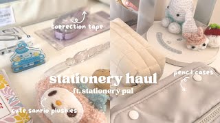 huge winter back to school stationery haul | ft. stationery pal screenshot 4