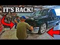 Slammed Sierra is Back from Paint and OMG!!!