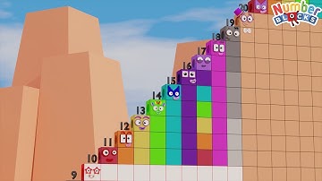 Looking for Numberblocks Mathlink  Step Squad 1 vs 10 to 30 Standing Tall Numbers Patterns