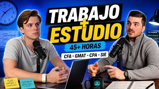 Cómo estudiar mientras trabajas 45+ horas a la semana? (CFA, GMAT, CPA, SIE, y mas)