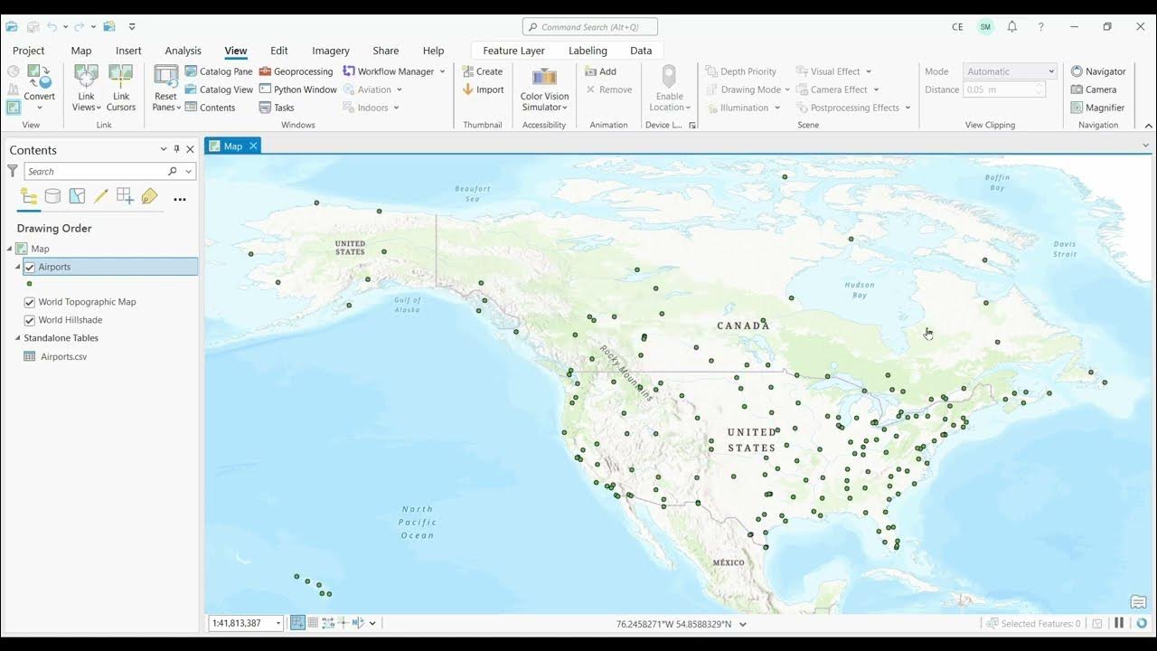 How to convert csv to shapefile in arcgis pro youtube