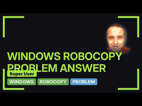 Robocopy: show skipped files and files with an error while copying (4 Solutions!!)
