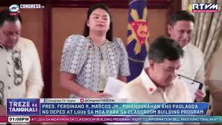 #TreZesaTanghali | Pres. Ferdinand R. Marcos Jr., pinangunahan ang paglagda ng DepEd at LGUs sa MOA