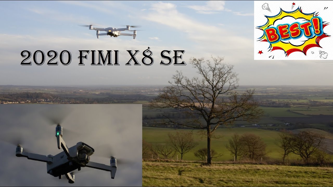 2020 Xiaomi Fimi x8 SE Test Flight over Rural & Urban Cityscape Full HD Great Views (not fimi mini)