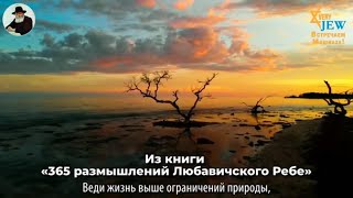 Веди жизнь выше ограничений природы... (из книги "365 изречений Любавичского Ребе)