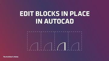 AutoCAD - Edit blocks. Edit block in place. Add and remove objects from a block in Autocad