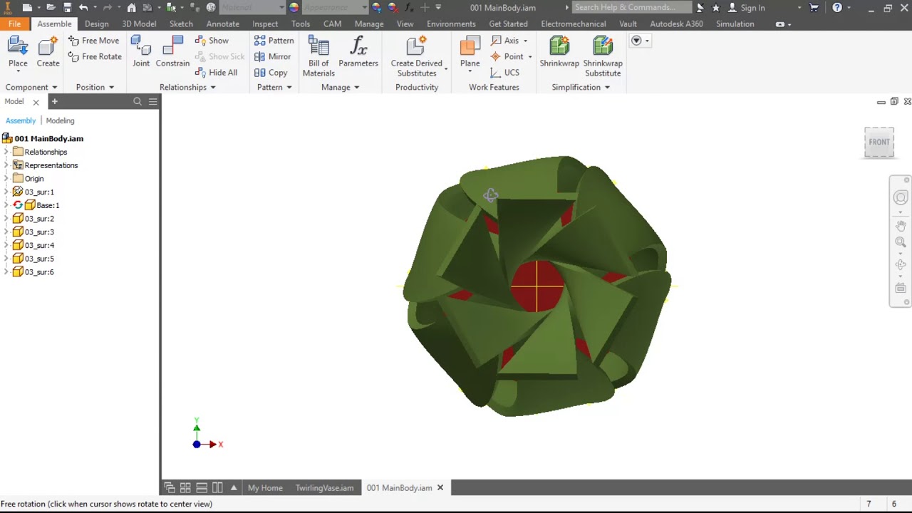 Two Color Print Program Design Dual color 3D printing with Inventor & Ideamaker - YouTube