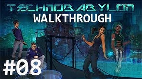 Technobabylon Walkthrough Guide Part 8 - Flesh Drive