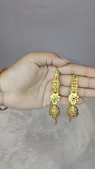 meesho amazing gold jhumka haul 🥰😍#shorts #viral #earrings
