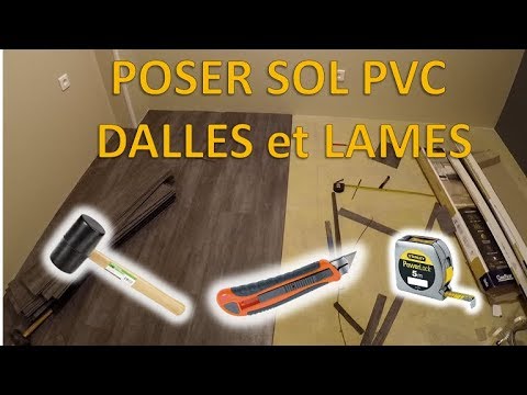 Comment POSER des Dalles PVC - Lame PVC Vinyle au SOL : Un Ex No Life Bricole