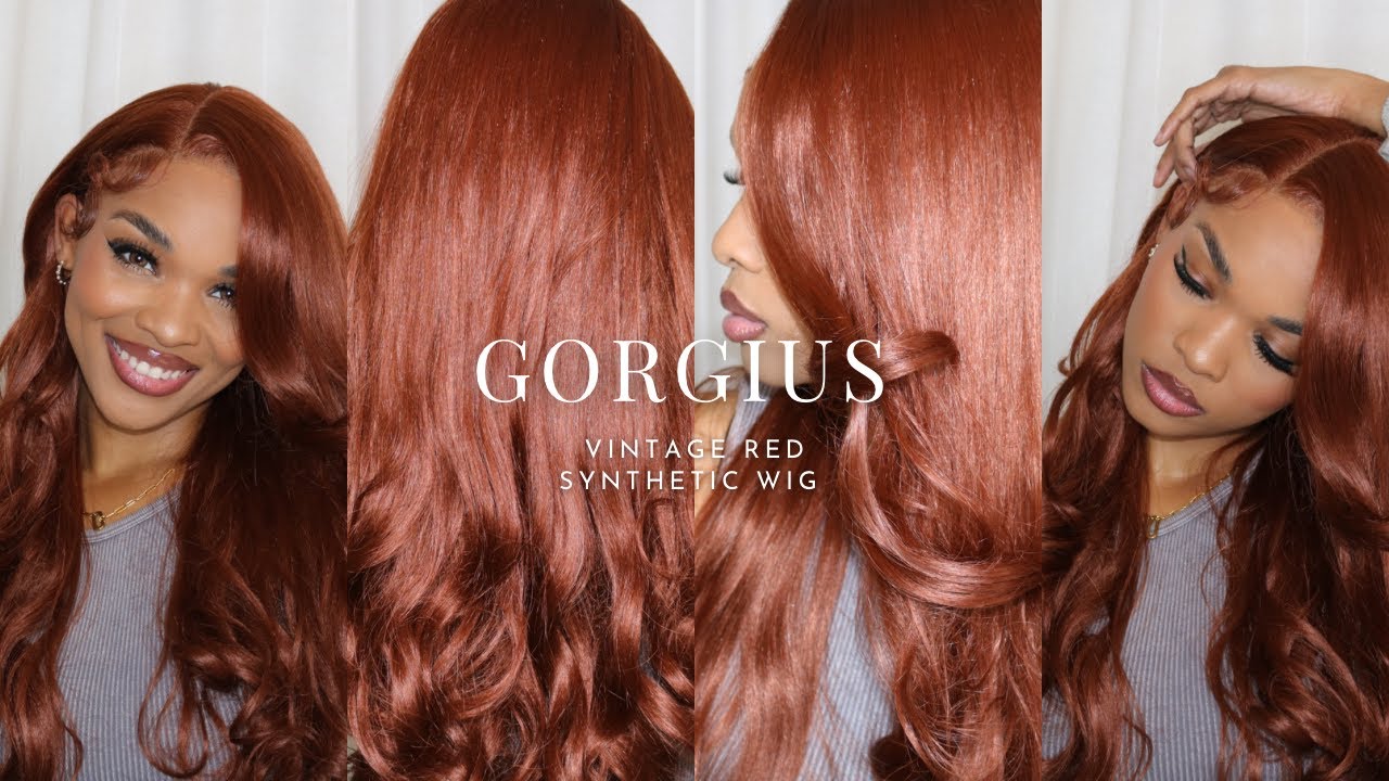 𝐕𝐈𝐍𝐓𝐀𝐆𝐄 𝐑𝐄𝐃 𝐒𝐘𝐍𝐓𝐇𝐄𝐓𝐈𝐂 𝐖𝐈𝐆 | 𝐆𝐎𝐑𝐆𝐈𝐔𝐒 𝐇𝐀𝐈𝐑