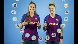 BARÇA EMOJIS | Alexia Putellas & Mapi León