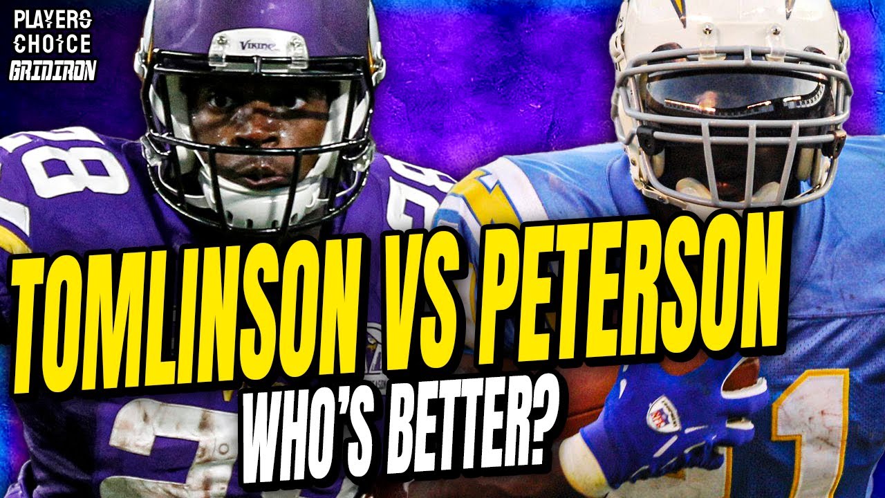 LaDainian Tomlinson vs Adrian Peterson: Who's Better? & Top 25 Running Backs | PC:GRIDIRON EP23
