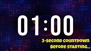 🕛 60 Seconds Countdown timer with music