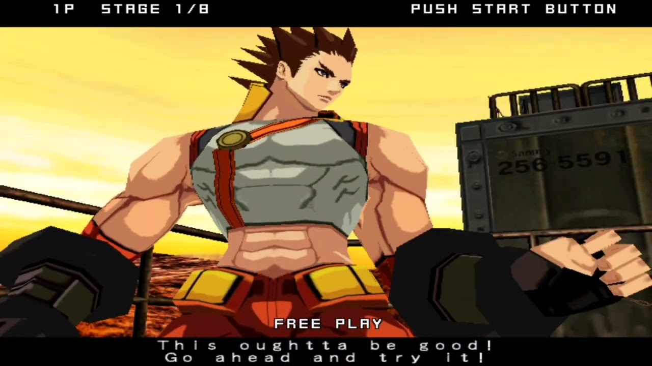 KENJU ARCADE FIGHTING GAME CANCELED  ATOMISWAVE PORTED TO SEGA DREAMCAST EIJI VS ROGER