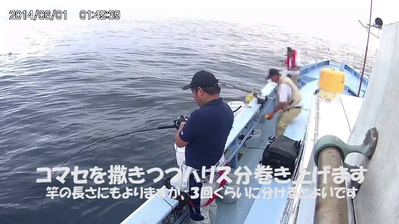 メダイ釣りでヒット Youtube