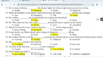 ÔN TẬP ĐỀ CƯƠNG GIỮA KỲ 1 - ANH 10- GLOBAL SUCCESS