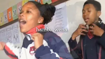 Hamba Wena Gwijo Song ft Khumbulani high school (lyrics)