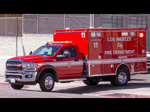 LAFD *BRAND NEW* Rescue 11, Fast Response 11, Engine 11, & Rescue 811 Responding