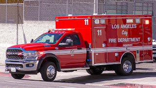 LAFD *BRAND NEW* Rescue 11, Fast Response 11, Engine 11, & Rescue 811 Responding