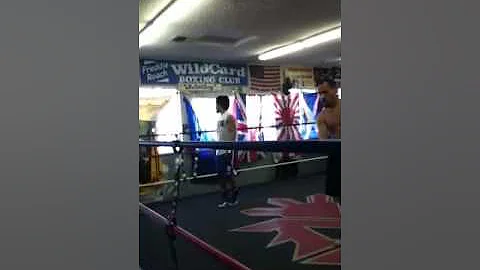 Pacquiao training Alex watanabe