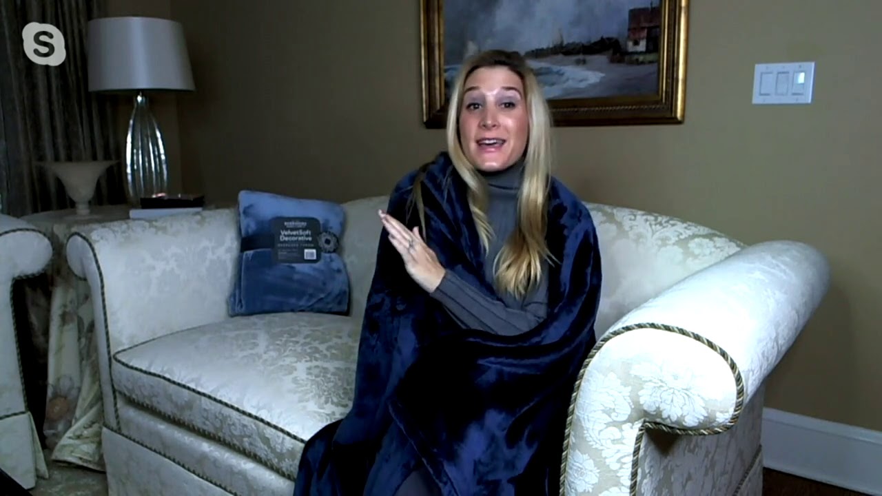 Berkshire Blanket (2) 60" x 80" Velvet Soft Throws on QVC YouTube