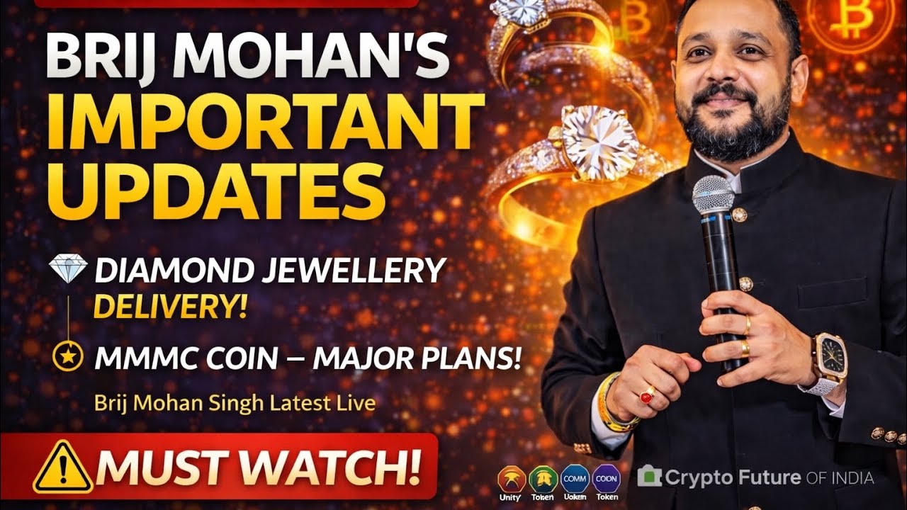 Brij Mohan Singh Latest Live Update 🚨 | Diamond Jewellery Delivery & MMMC  Coin Future Explained - YouTube