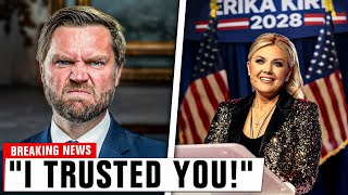 JD Vance LOSES IT After Erika Kirk BETRAYS Him | Erika Kirk Runs For President 2028