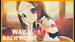 Nightcore - Way back home (Shaun) || english version [Lyrics]