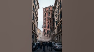 SHOCKING: Building Suddenly Collapses in Street | Caught on Camera